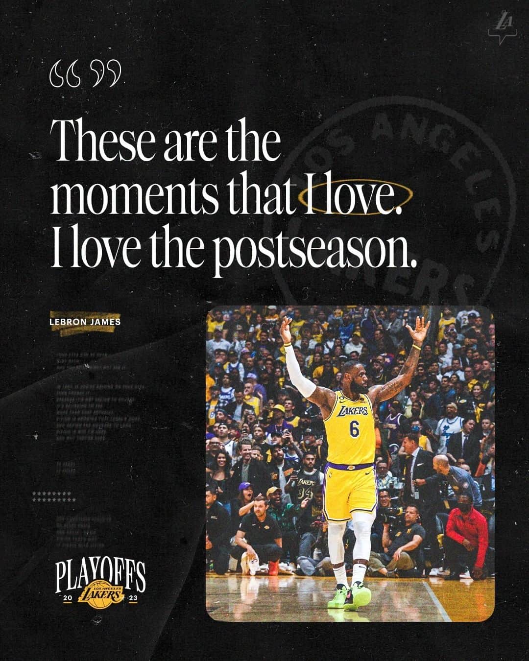 Los Angeles Lakersさんのインスタグラム写真 - (Los Angeles LakersInstagram)「Playoff Basketball >>>」4月26日 1時29分 - lakers