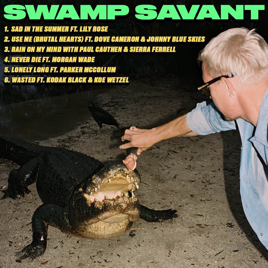 ディプロさんのインスタグラム写真 - (ディプロInstagram)「“Thomas Wesley: Chapter 2 - Swamp Savant” is out on friday. I worked on it for a decade, I did sit ups for three months straight & got pissed on by two albino alligators to shoot this cover, so I hope you love it as much as my mom does. drop a gator in the comments 🐊」4月26日 2時00分 - diplo