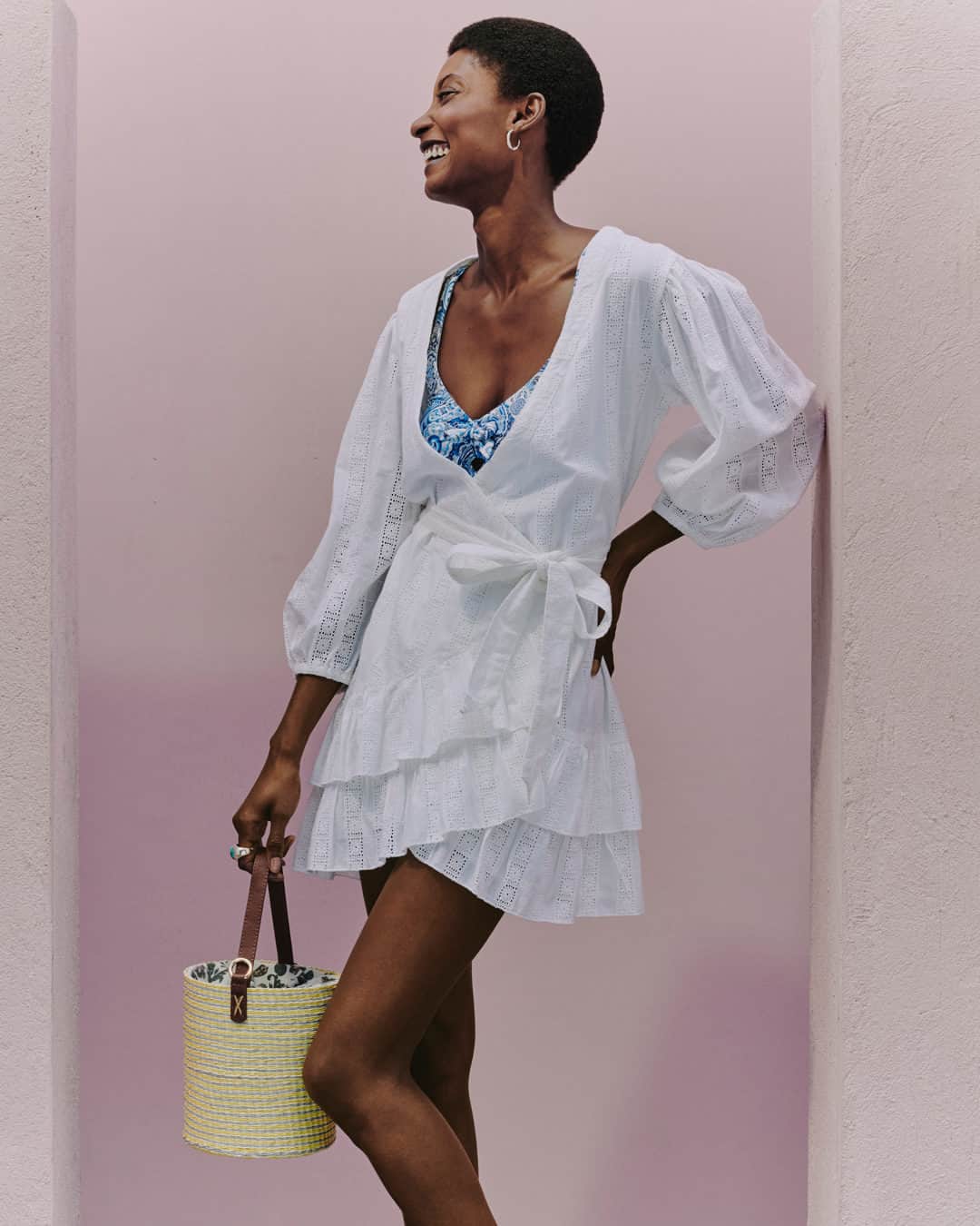 The Outnetのインスタグラム：「IT'S BOARDING TIME: Get ready to bask in the sunshine with our wanderlust wardrobe. Shop more from the vacation edit at our link in bio」