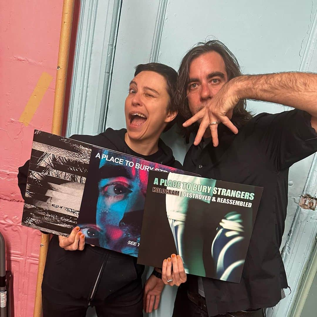 A Place to Bury Strangersさんのインスタグラム写真 - (A Place to Bury StrangersInstagram)「Hope you had a great Record Store Day!  See Through You:  Rerealized is out now and available in our US and EU merch stores and at a record store near you!  https://linkin.bio/aptbs  We’ll also have some copies available on our upcoming US (with Gary Numan) and EU Tours.  Andy Bell’s remix of I’m Hurt is out now and the full album willI be available Digitally on June 2.  Rerealize your face!」4月26日 2時10分 - aptbs