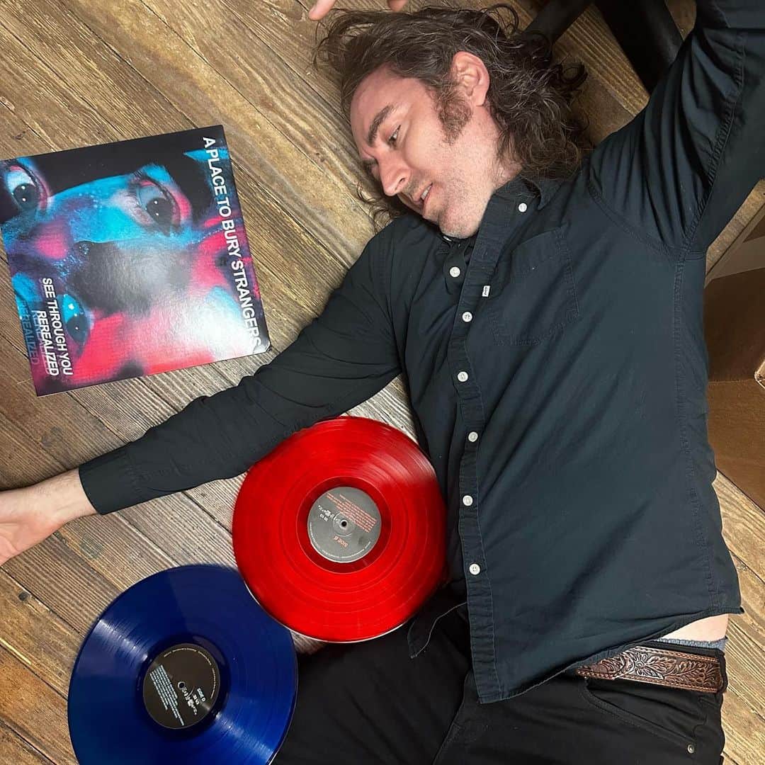 A Place to Bury Strangersのインスタグラム：「Hope you had a great Record Store Day!  See Through You:  Rerealized is out now and available in our US and EU merch stores and at a record store near you!  https://linkin.bio/aptbs  We’ll also have some copies available on our upcoming US (with Gary Numan) and EU Tours.  Andy Bell’s remix of I’m Hurt is out now and the full album willI be available Digitally on June 2.  Rerealize your face!」
