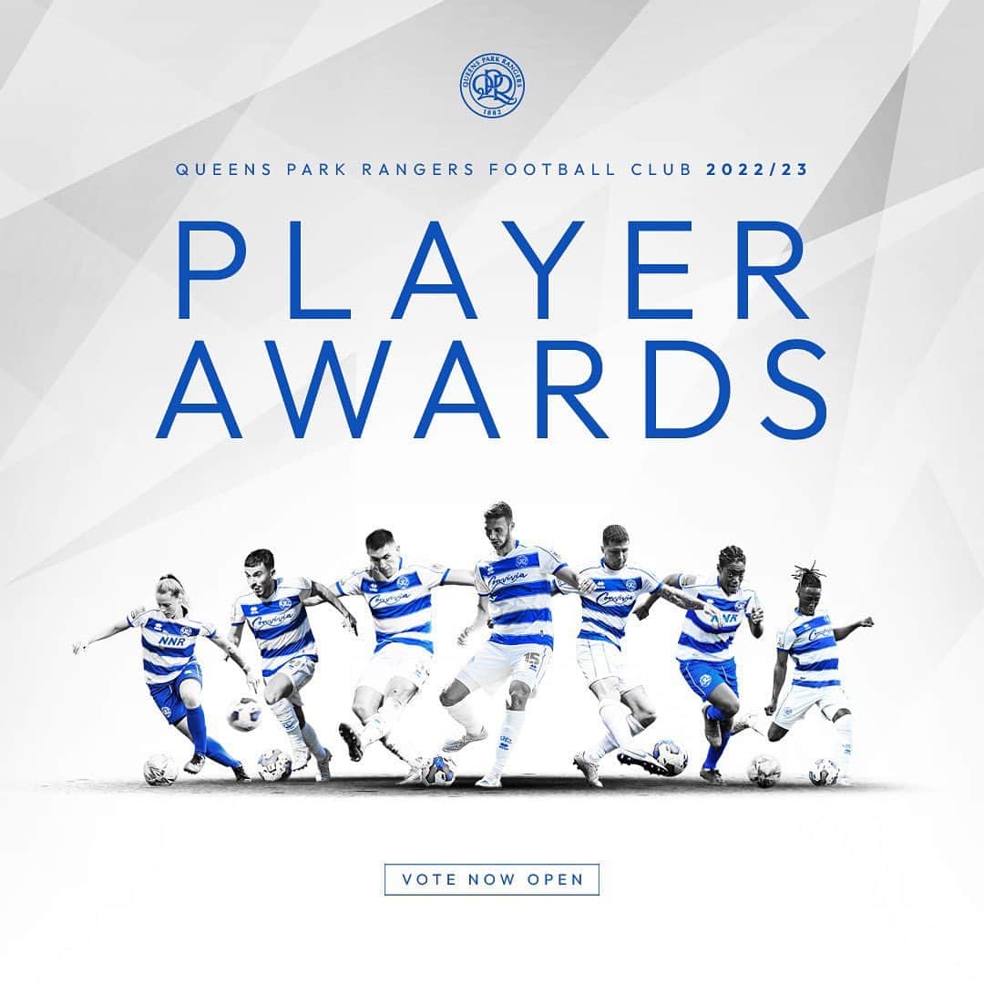 クイーンズ・パーク・レンジャーズFCのインスタグラム：「🤔 Who’s your Player of the Year?   Head to qpr.co.uk where voting is now 𝗢𝗣𝗘𝗡 for our 2022/23 end-of-season awards 🗳️   #QPR」