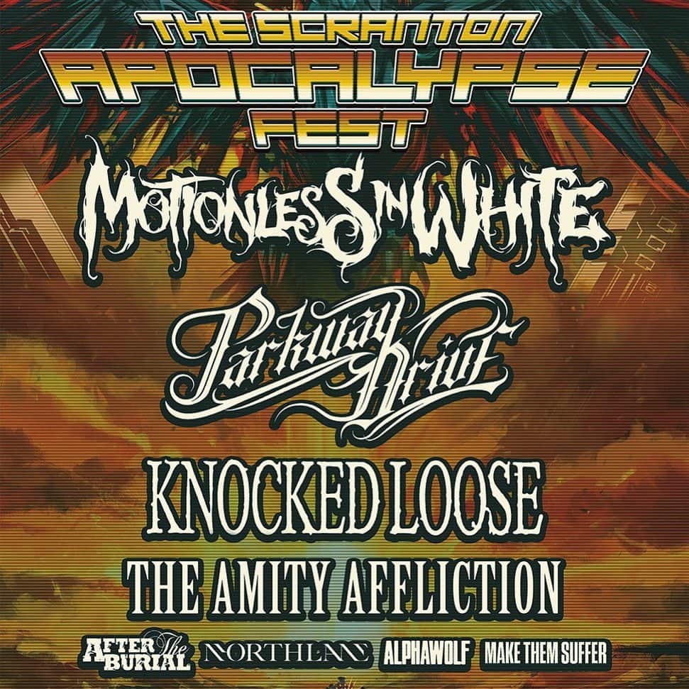 Rock Soundのインスタグラム：「Motionless In White are putting on their own festival in their hometown of Scranton. Get all the details right now on ROCKSOUND.TV  #motionlessinwhite #metalcore」