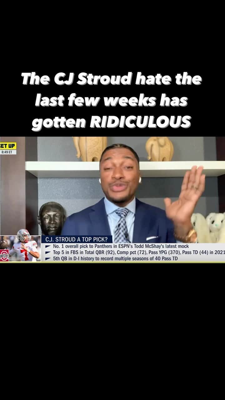 ロバート・グリフィン3世のインスタグラム：「Put some Respect on CJ Stroud’s name.  #nfl #football #nfldraft #ohiostate #cjstroud #g3analysis #rg3 #rgiii」