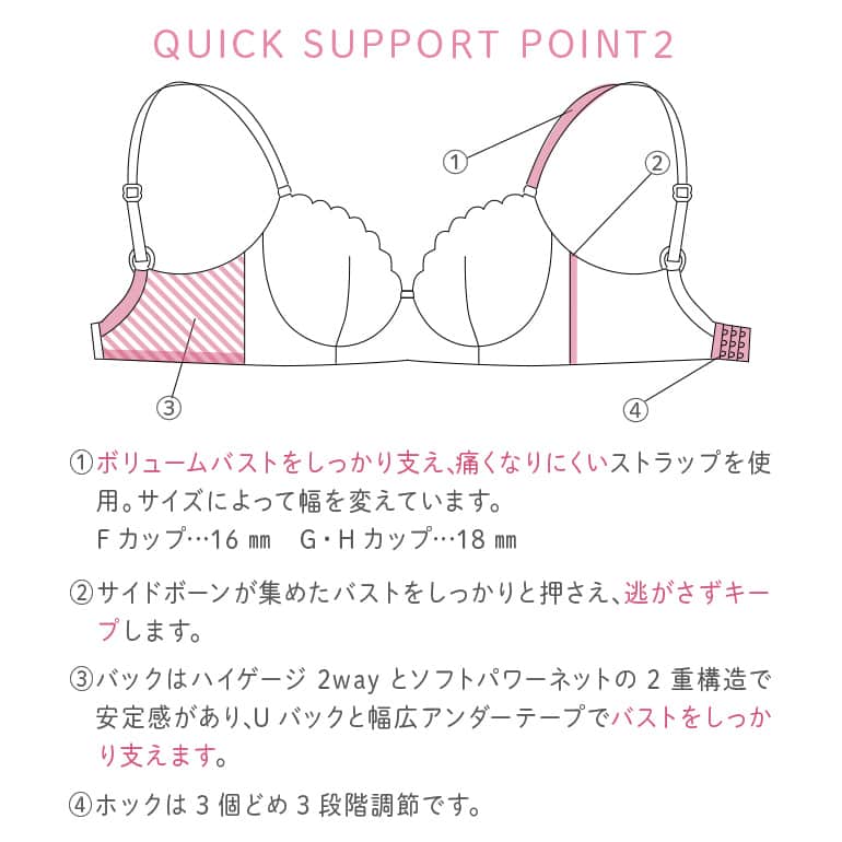 BradelisNewYork/ブラデリスニューヨークさんのインスタグラム写真 - (BradelisNewYork/ブラデリスニューヨークInstagram)「. BRADELIS Quick Support 23S1 -For Glamor- New Arrival.+  バストをコンパクトに見せたい方におすすめ！ 《クイックサポートブラ》に新しいデザインが登場♪  トップ位置を内側にすることで、中心へ寄せ、 ボリュームのあるバストをコンパクトに見せてくれます！ 脇高のU字バックなので、「程よいホールドで安定感も抜群◎」と 嬉しいお声も頂いております♡ また、背中の段差を抑えて、すっきりとしたシルエットを叶えます°˖✧  ◇ブラジャー　￥11,000(税込) 〈サイズ：75-85/E-H〉※75E展開なし  ◇パンティ　￥5,280(税込) 〈サイズ：M・L〉   ◇タンガ　￥4,950(税込) 〈サイズ：M・L〉  ◇ショーツ　￥5,280(税込) 〈サイズ：M・L・LL〉  【カラー：エクリュ・ミッドナイト・アプリコット】 ・ ・ ・ ※ご使用のパソコンモニターやスマートフォンの画面によっては、商品の色合いが画面表示のものと現物で異なる場合があります。  #ブラデリスニューヨーク #ブラデリス #bradelisnewyork #育乳ブラ #bradelis #育乳 #補整ブラ #補整下着 #補正 #補正ブラ #スタイルアップ #ボディメイク #styleup  #バストケア #美ボディ #春夏 #新作 #SS」4月25日 18時00分 - bradelisnewyork_official