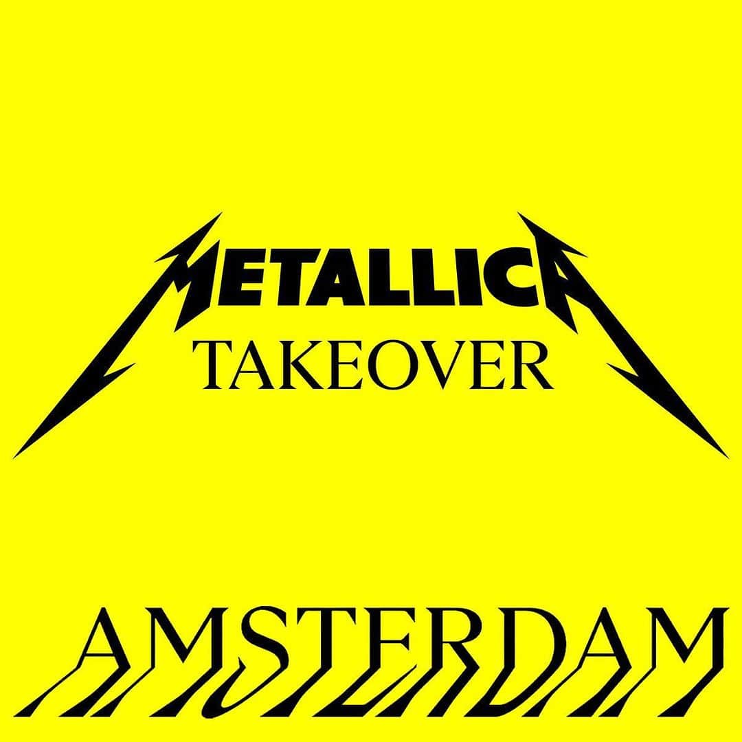 メタリカのインスタグラム：「If you're gonna be in Amsterdam for the kick off of the #M72 World Tour, be sure to check out all the #MetallicaTakeover activities going on around the shows!  #M72Amsterdam ➡ LINK IN BIO」