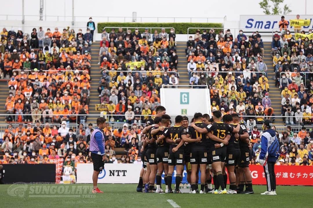 尾崎晟也のインスタグラム：「リーグ戦終了！ 少し休んでプレーオフ頑張ります💪💪💪  #sungoliath  #リーグワン」