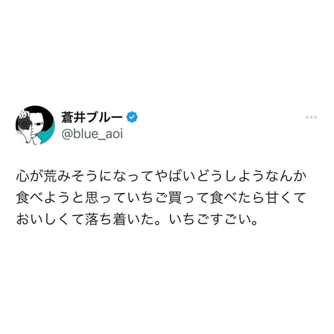 蒼井ブルーのインスタグラム：「#言葉」