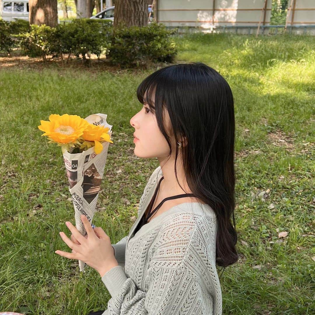 栗田桃花さんのインスタグラム写真 - (栗田桃花Instagram)「🌼🌼🌼」4月25日 19時45分 - kurimomo330