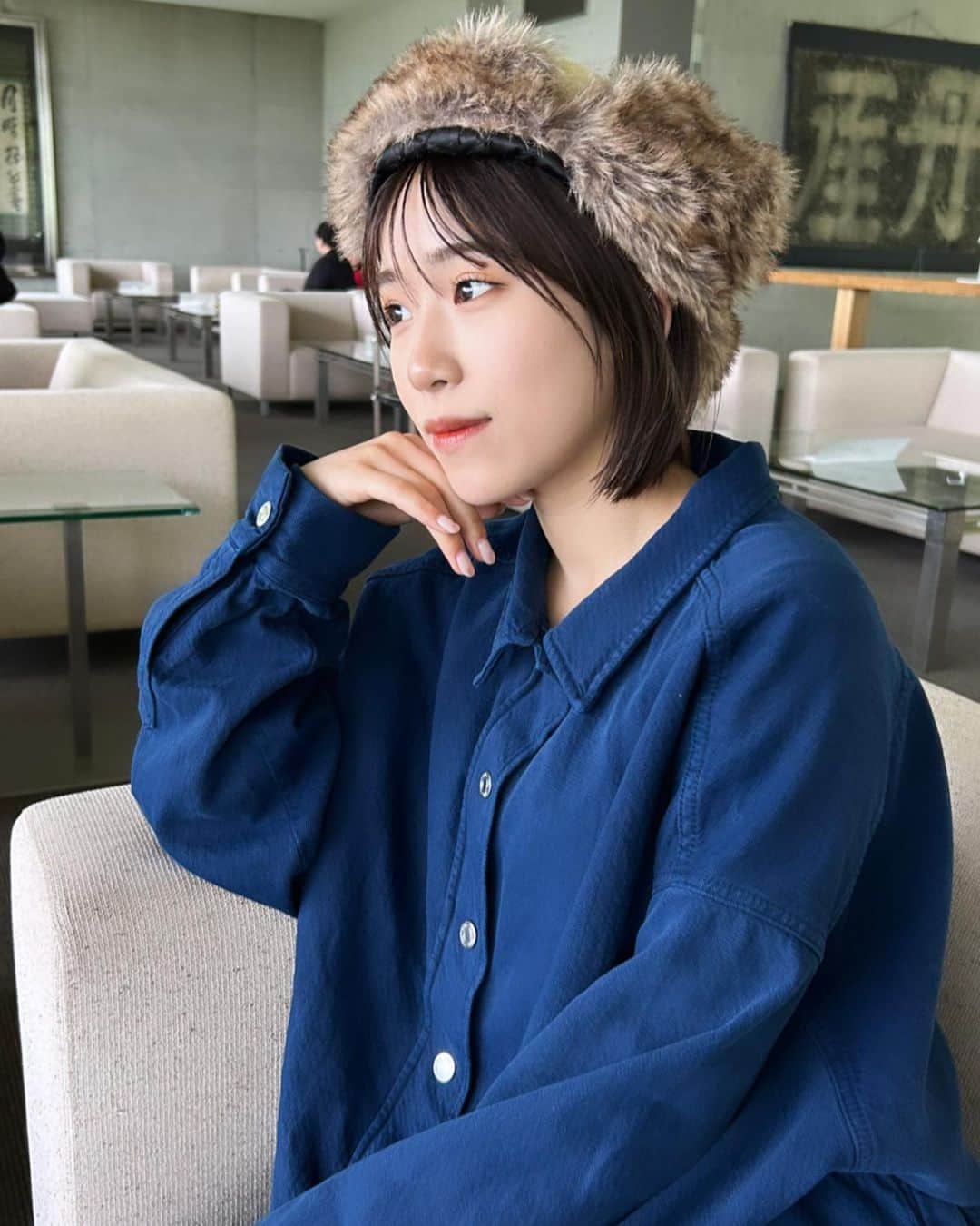 砂月凜々香のインスタグラム：「いとことわらび野にやっと☕︎  福岡帰省したら絶対いきたいとこやったから雰囲気も落ち着いててまたいきたいなとおもた🎧🫶🏻」