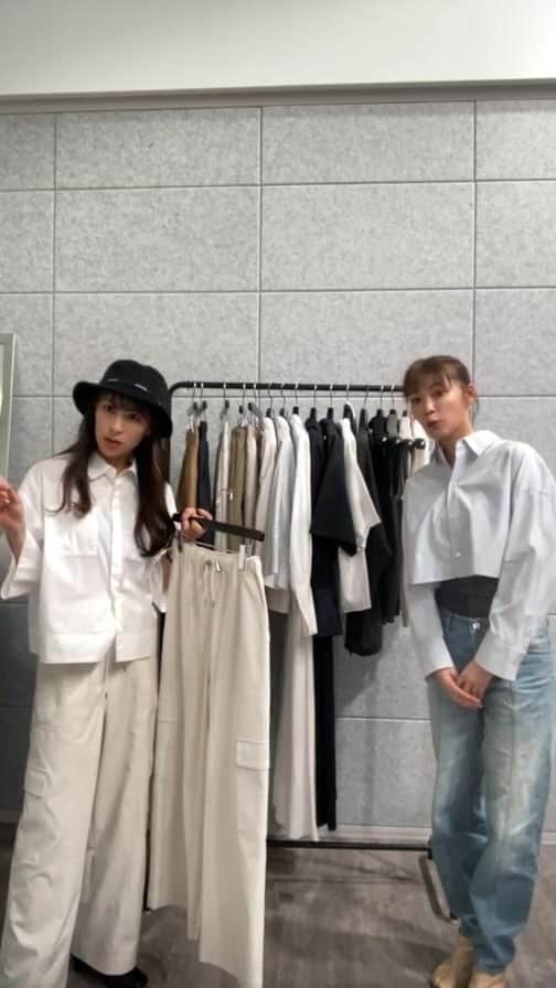 瀬戸晴加のインスタグラム：「@cloenc_official インスタ LIVE🤍🤍 @ffffffuseya ちゃんとコラボ配信しましたっ！！ 春にピッタリのアイテムの着回し紹介したので是非アーカイブご覧ください💁🏻‍♀️💖」
