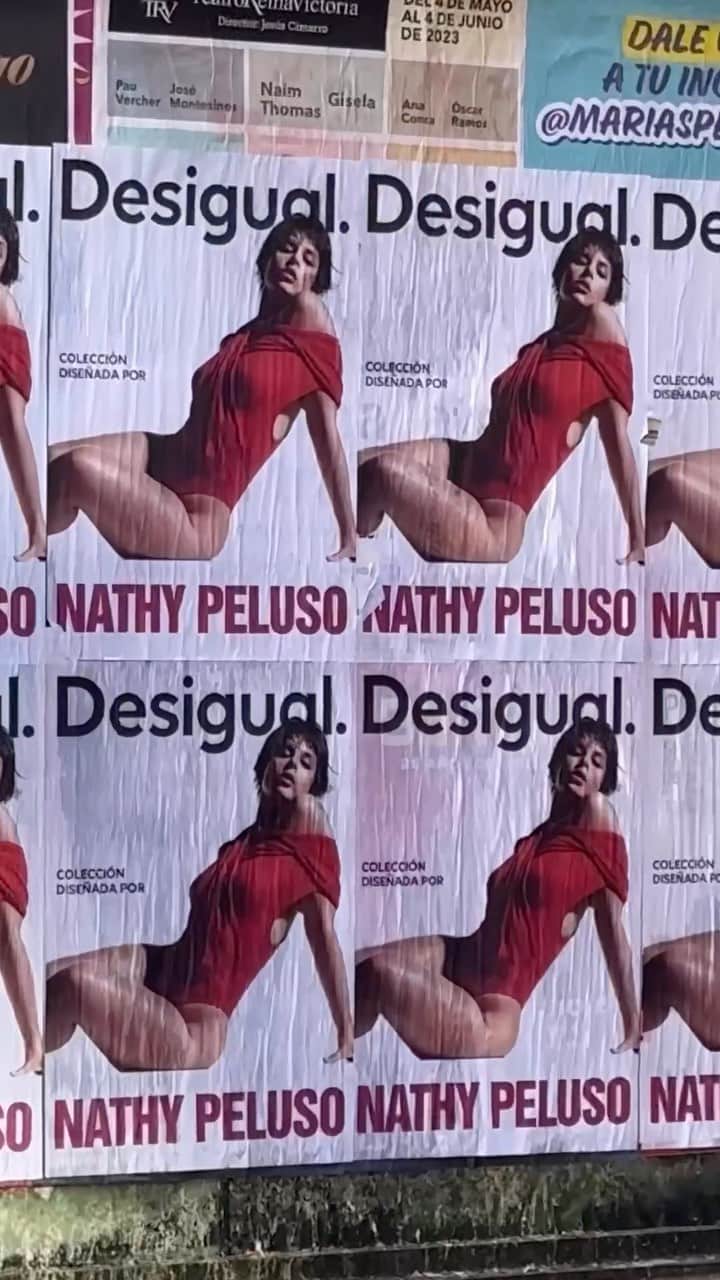 デシグアルのインスタグラム：「Madrid is ready and so are we: stay tuned for the launch event of our collection with @NathyPeluso.    Today, April 25th. From 7 pm (UTC+2). At Teatro Eslava (Madrid)    Exclusive presale, at our online shop.    #NathyPelusoxDesigual #NewDesigual」
