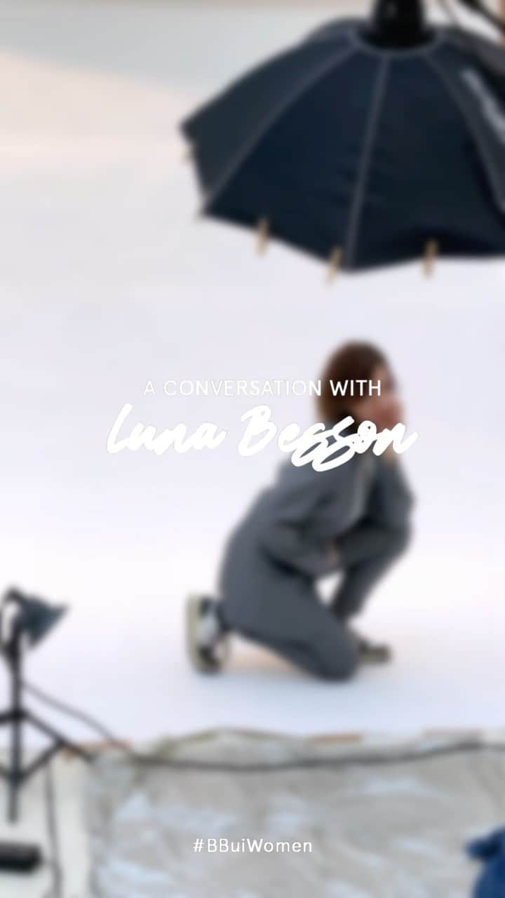 バルバラ ビュイのインスタグラム：「A CONVERSATION WITH LUNA BESSON ⁣ Barbara Bui unveils her third portfolio to celebrate people that share the same proximity of language and beliefs.⁣⁣⁣ ⁣⁣ « I think this behavior, this attitude, comes from the feeling of being comfortable in the clothes, in the end they’re just right for me. »⁣ - @lunabesson  « All these women and men inspire me when I make my collections and it’s « them » that I think of the moment I imagine my clothes. I want to dress them, I am having fun dressing them. »⁣ - Barbara⁣⁣ ⁣⁣ Photo - @gillesmariezimmermann⁣⁣⁣ Hair & Makeup - @flavioche Musique - « Lucie, I love you - Waves - Hades » @uele_lamore  #luanbesson #portfolio #BBuiWomen #inspiringwoman #talentedwoman #barbarabuiportfolio #friendsofthehouse」
