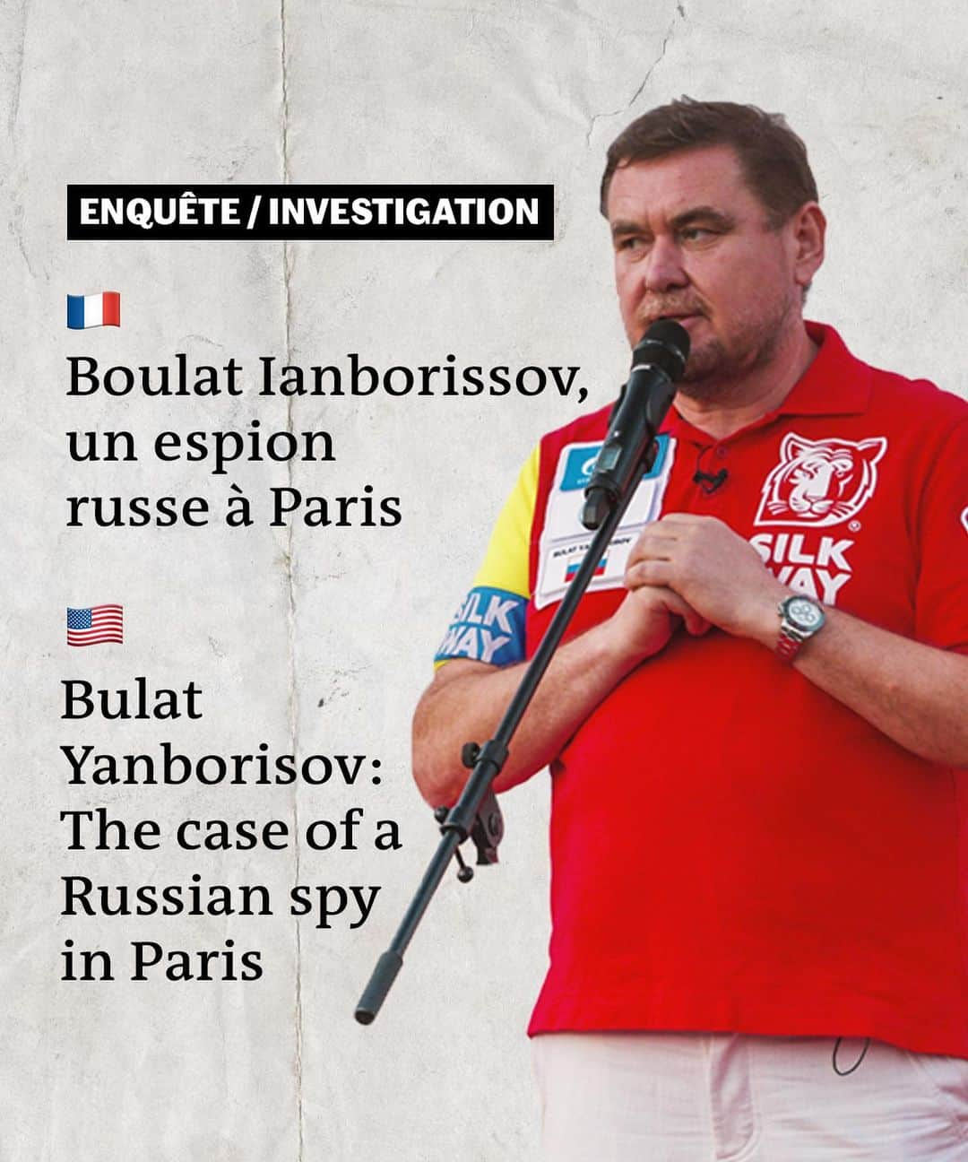 ルモンドさんのインスタグラム写真 - (ルモンドInstagram)「🇫🇷 Boulat Ianborissov vit incognito à Paris, dans le 17e arrondissement, près du parc Monceau, avec son épouse et ses deux enfants. Il réalise des allers et retours entre la France et le reste du monde, en toute impunité, avec une couverture inattendue : celle de patron du Silk Way Rally, une course automobile organisée entre la Russie et la Chine, qui suit le trajet de l’ancienne Route de la soie et dont une partie des bureaux est installée à Paris. Mais, selon des documents obtenus par l’hebdomadaire allemand @spiegelmagazin , le site d’investigation russe @the_insider_rus et @lemondefr permettent d’établir que ce Russe, qui vit à Paris, est en réalité un agent de haut vol au service du Kremlin.  🇺🇸🇬🇧 Russian spy Bulat Yanborisov lives incognito in Paris, near Parc Monceau in the 17th arrondissement, with his wife and two children. He travels back and forth between France and the rest of the world with complete impunity, using an unexpected cover: He is the director of the Silk Way Rally, a car race organized between Russia and China that follows the route of the ancient Silk Road and whose offices are partly located in Paris. But according to documents obtained by @spiegelmagazin, @the_insider_rus and @lemonde_en show that the Russian living in Paris is in fact a high-level Kremlin agent. - Retrouvez cet article en suivant le lien sur notre profil.  Read this article by clicking on the linkinbio on our profile. - Ce post est une collaboration entre @lemondefr et @lemonde_en : vous pouvez nous lire aussi en anglais !  This post is a collaboration between @lemondefr and @lemonde_en. France’s leading newspaper is available in both languages! - 📸 Photo: @leflochfrederic」4月25日 21時41分 - lemondefr