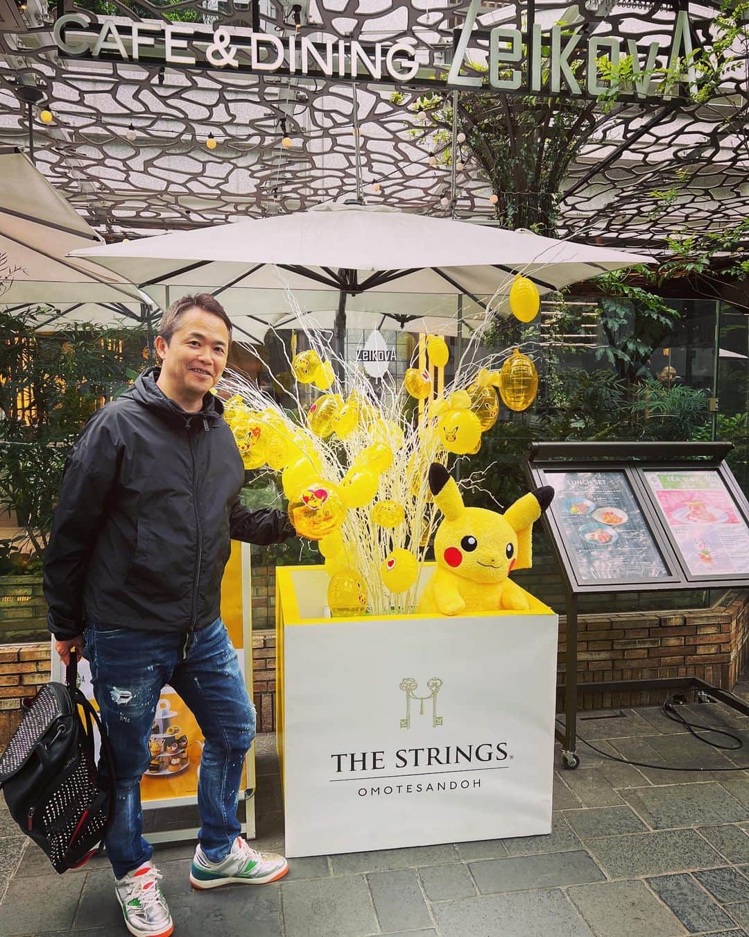 増田順一のインスタグラム：「ポケモンセンターシブヤにて、ピッカくんをお出迎え！そして、表参道でヌン活！！とってもピカピカな1日でした！  #ピカチュウ #ポケモン #ポケモンセンター　#Pukachu #Pikemon #pokemoncenter」