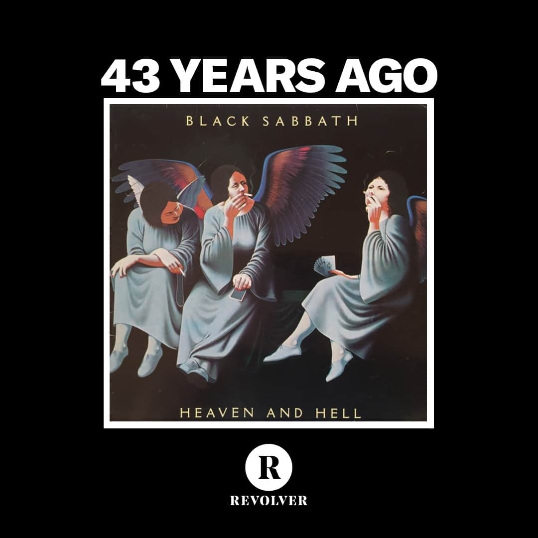 Revolverのインスタグラム：「⚡ Black Sabbath released 'Heaven and Hell,' their first album with Ronnie James Dio, on this day in 1980.⁠ ⁠ 🎧 When did you first hear it?」
