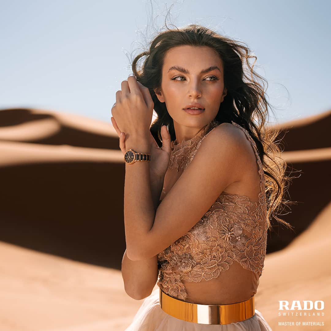 ラドーのインスタグラム：「Feel free and powerful like the desert wind with Rado Centrix.  #Rado #RadoCentrix #DiamondWatch #Feelit」