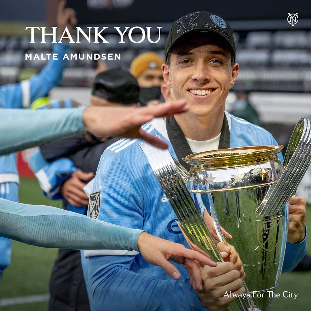 ニューヨーク・シティFCさんのインスタグラム写真 - (ニューヨーク・シティFCInstagram)「#NYCFC today announced that it has traded @malteamundsenn to the @columbuscrew in exchange for up to $500K in General Allocation Money.   The Club wishes Malte all the best in Ohio 🗽💙」4月25日 22時31分 - nycfc