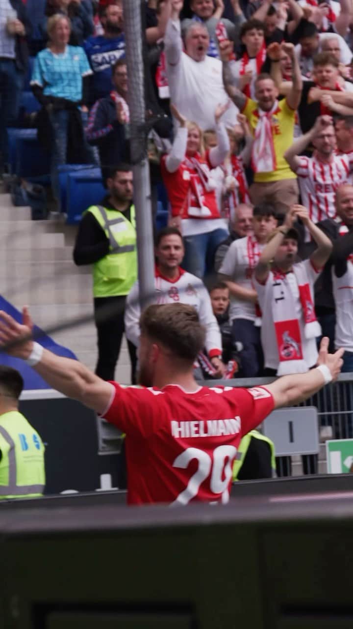 1.FCケルンのインスタグラム：「🥹 Ein Kämpfer, der sich von keiner Verletzung unterkriegen lässt ❤️  @jan.thielmann: Das Tor hast du dir verdient, Maschine! 💪 ____ #effzeh #thielmann」
