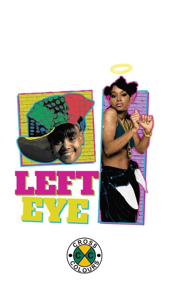 クロスカラーズのインスタグラム：「It’s been 21 years and your impact is still stronger than ever. Thank you for sharing your talent with the world and inspiring generations.  #LeftEye Forever 💕  #CrossColours #clothingwithoutprejudice #acceptnoimitations #lisalefteyelopes #tlc」