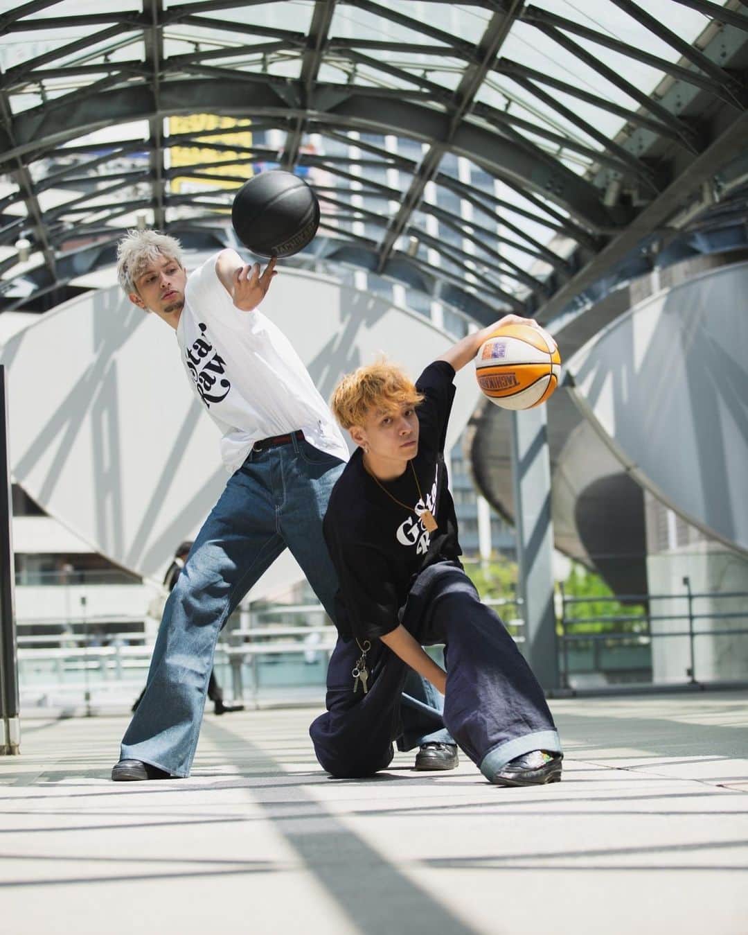 ZiNEZKAMIKAZEのインスタグラム：「G-star RAW👕👖 with. @ken5_fsbb (vidgraph&editing) 📸: @ichikawakun__」