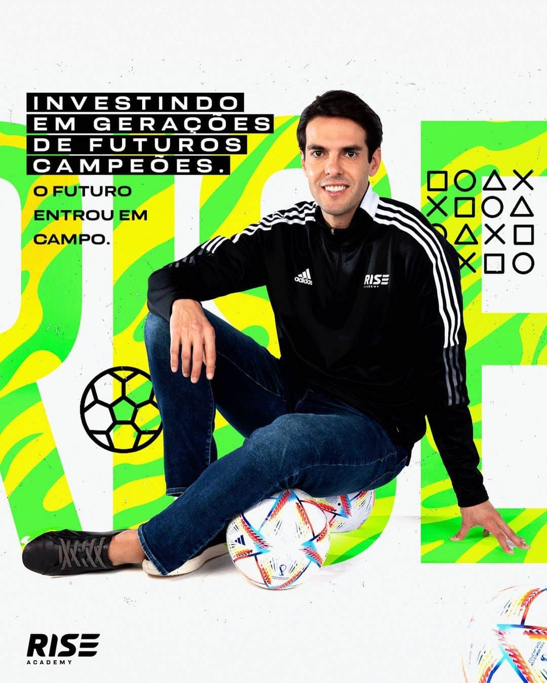 のインスタグラム：「Com a @riseacademybr , pequenos atletas podem ter um grande futuro através do esporte e da Educação.  A Rise Academy é a Academia Esportiva que ensina aos atletas de 5 a 13 anos os fundamentos do futebol, além de habilidades socioemocionais que são muito importantes para o desenvolvimento de todo ser humano. Habilidades como liderança, empatia, comunicação, trabalho em equipe, resiliência e muito mais. Porque, mais do que vencedores dentro de campo, é preciso formar vencedores na vida.  Seu filho pode ser o atleta que o futebol quer e o ser humano que o mundo precisa.」
