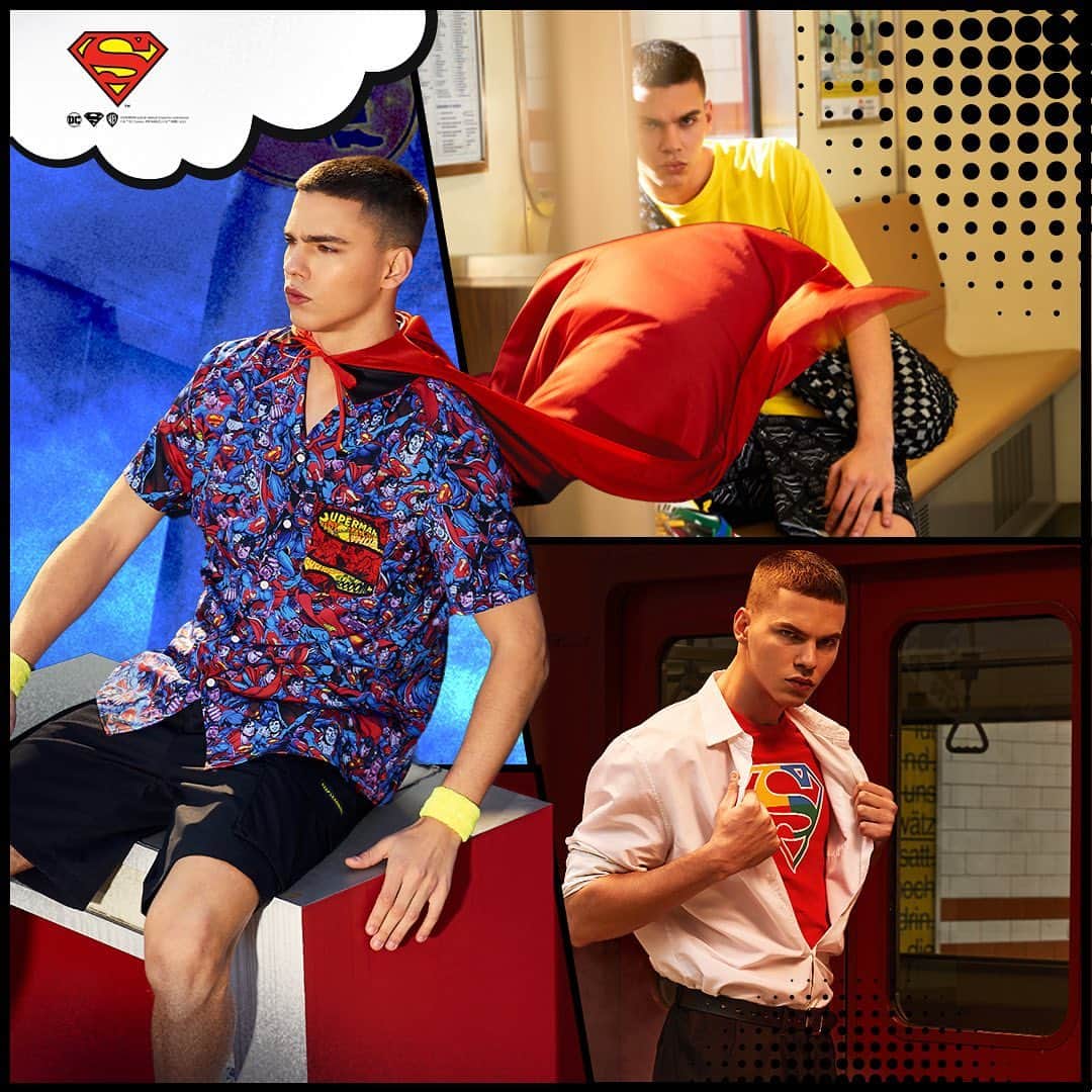 SHEINのインスタグラム：「🎉Truth, Justice, and Great Style!  🔍Search " SUPERMAN" on SHEIN to view it all!  #SUPERMANXSHEIN #SUPERMAN  #SHEIN #SHEINSS23 #SHEINCollabs #DCLifestyle #SHEINforAll  *P.S. Only available on US/CA/MX/BR/CL/MY/TH/PH/SG/JP/TW/ASIA/AU/NZ/UK/FR/DE/ES/IT/NL/PL/EUR/SE/PT/CH/AR/IL/ZA」