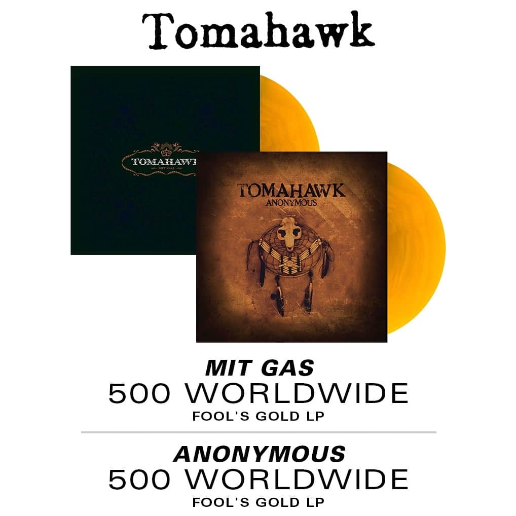 Revolverのインスタグラム：「⚡ ⁠We've teamed with Mike Patton's Tomahawk for exclusive vinyl pressings of their classic albums, 'Mit Gas' and 'Anonymous,' — limited to 500 units each. Act fast. ⁠ ⁠ 🔗 Link in bio.」