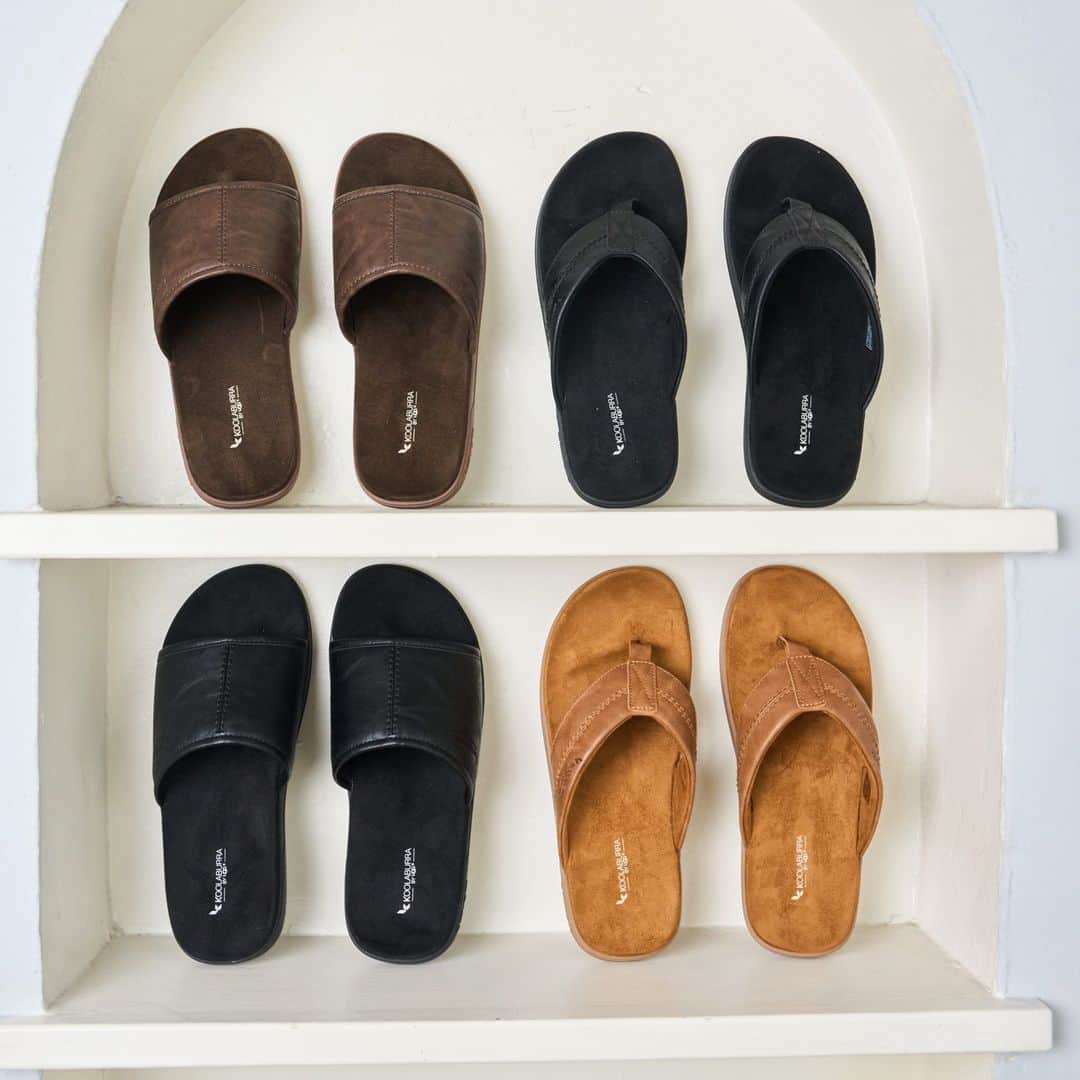 クーラブラのインスタグラム：「Launch Alert: The men’s Trevee Sandals just dropped online in two spring-ready, sun-savvy styles. Slide on over to the website and grab a pair...or two.   #KoolaMens #JustIn #New #Koolaburra」