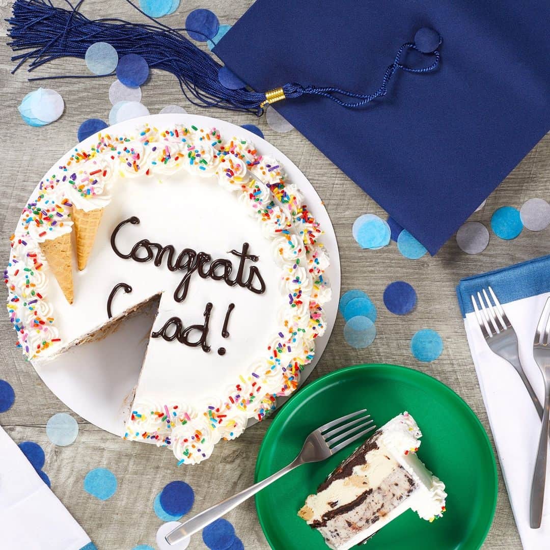 Ben & Jerry'sのインスタグラム：「Celebrating a 2023 grad? 🎓 Congrats! We have some ideas for how to celebrate. Check them out at the link in our bio and then book your event!」