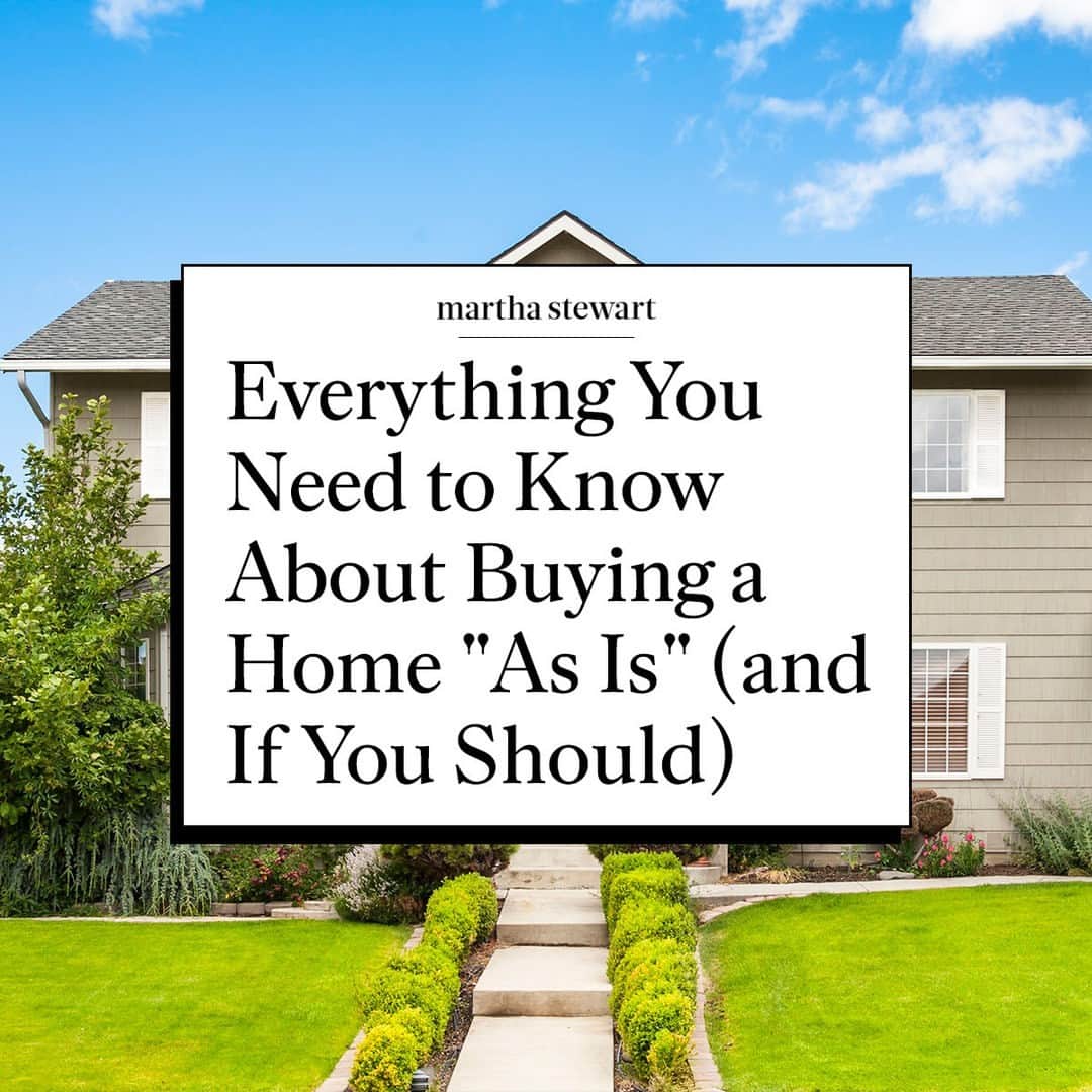 マーサ・スチュワートさんのインスタグラム写真 - (マーサ・スチュワートInstagram)「If you're looking to buy a new home, you may have encountered properties that are advertised to sell "as is." The term could indicate hidden risks—or big rewards. You might avoid a bidding war and land your dream home for a great price—or you could overpay for a home that requires major or unexpected renovations. Head to the link in our bio to understand the terms, reasons, risks, and rewards before you make an offer on an as-is home.」4月26日 1時05分 - marthastewart