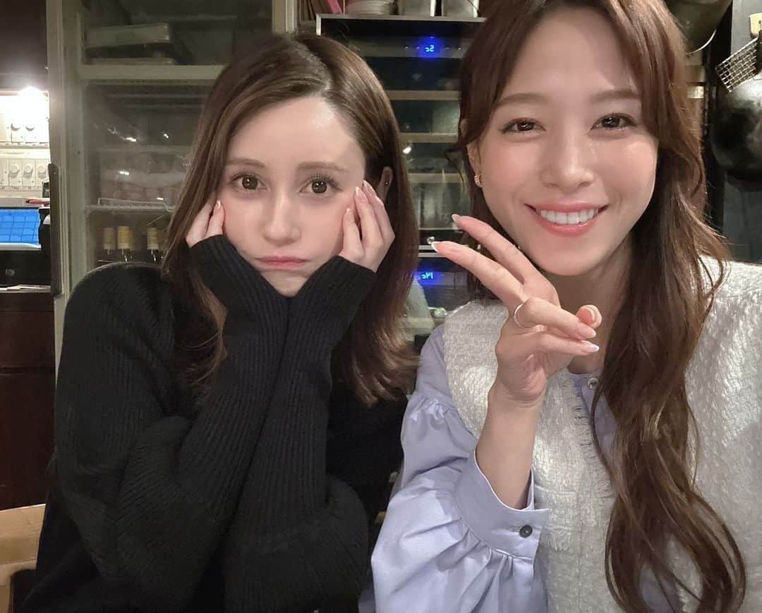 のインスタグラム：「. ダレちゃんと🤍  同い年ということもあり、度々ご飯行きたいねと話していたのですが、やっと実現☺️  話止まらなかった😂  #ダレノガレ明美 ちゃん」