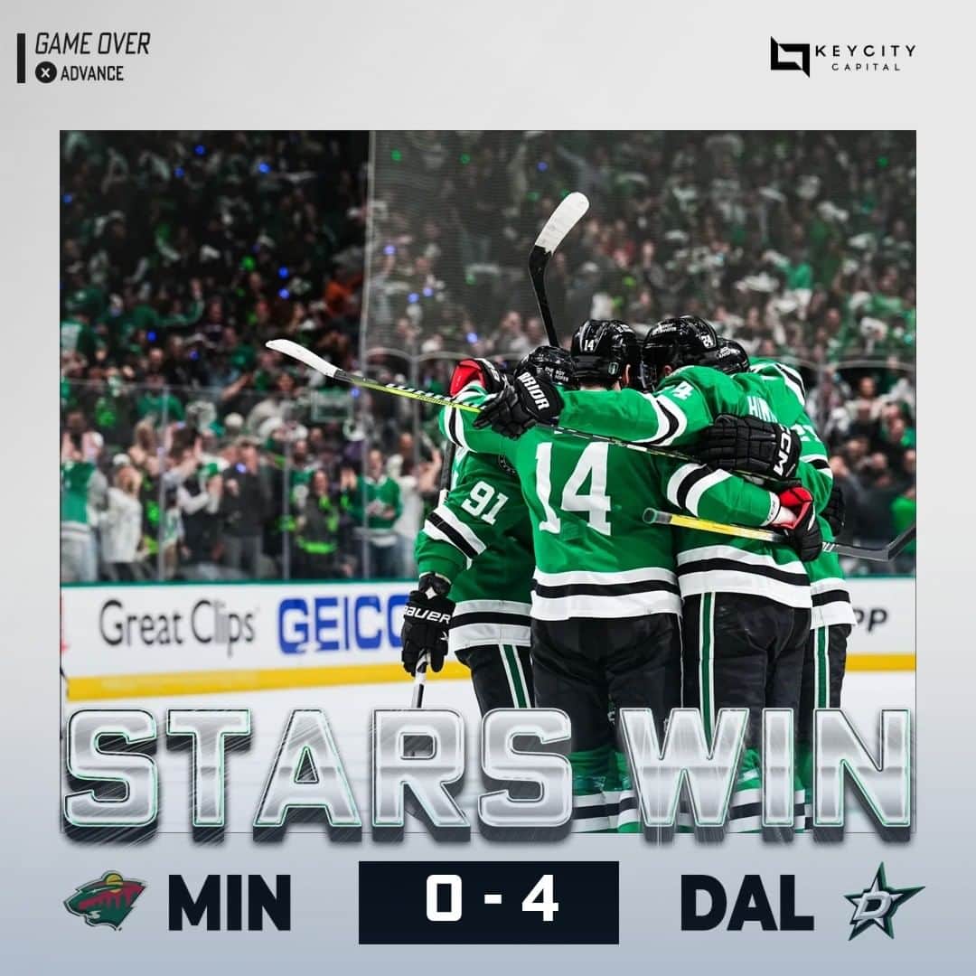 ダラス・スターズのインスタグラム：「Playoff wins are better than revenge.  #StanleyCup x #TexasHockey」