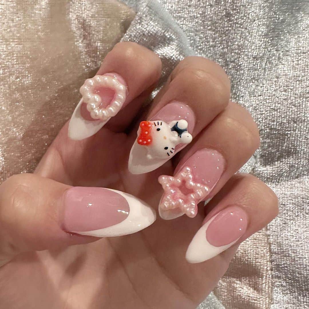 川崎ひかるさんのインスタグラム写真 - (川崎ひかるInstagram)「💅🏻🩷 💅🏻🩷⭐️☠️💕💎🎀🌸🐰💕 ⁡ ここ５ヶ月間のネイルぜーんぶ可愛い🩷 見てほしい🩷いいねして🩷保存して🩷 ⁡ いくつになってもこのネイルしてたい…🫶🏻 ⁡男ウケなんて知らない💕自分ウケ💕🩷💕🩷 ⁡ ⁡ ⁡ ⁡ ⁡」4月26日 5時40分 - hikaru._.1206