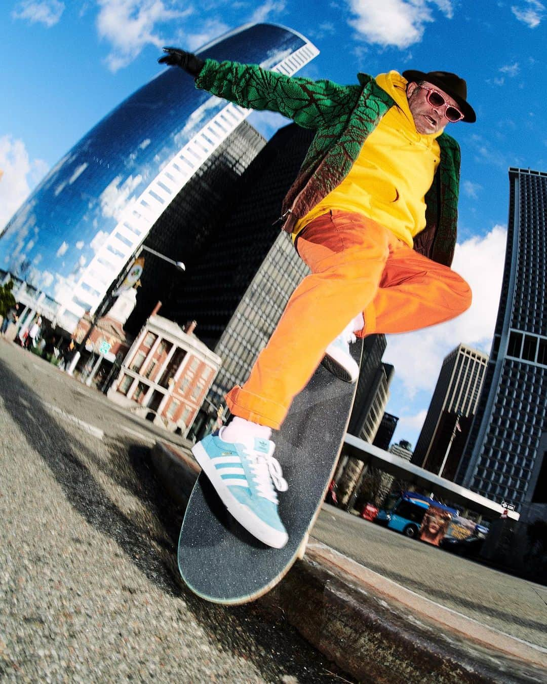 adidas Skateboardingのインスタグラム：「/// Mark Gonzales Switch Blunt in NYC, wearing the NORA signature model.  📸 @zandertaketomo  #adidasSkateboarding #Gonz #MarkGonzales #NoraVasconcellos」