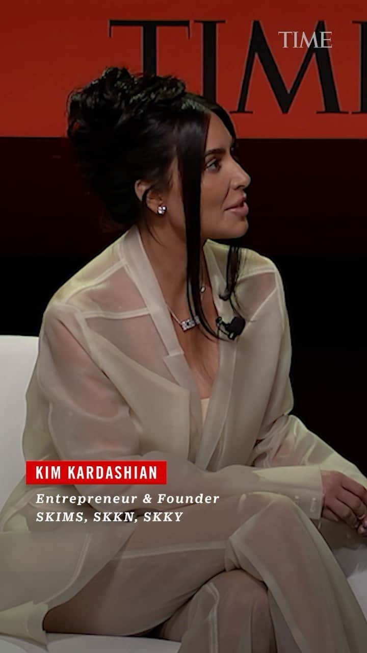TIME Magazineのインスタグラム：「Kim Kardashian shares what she’s learned from both of her parents #TIME100」