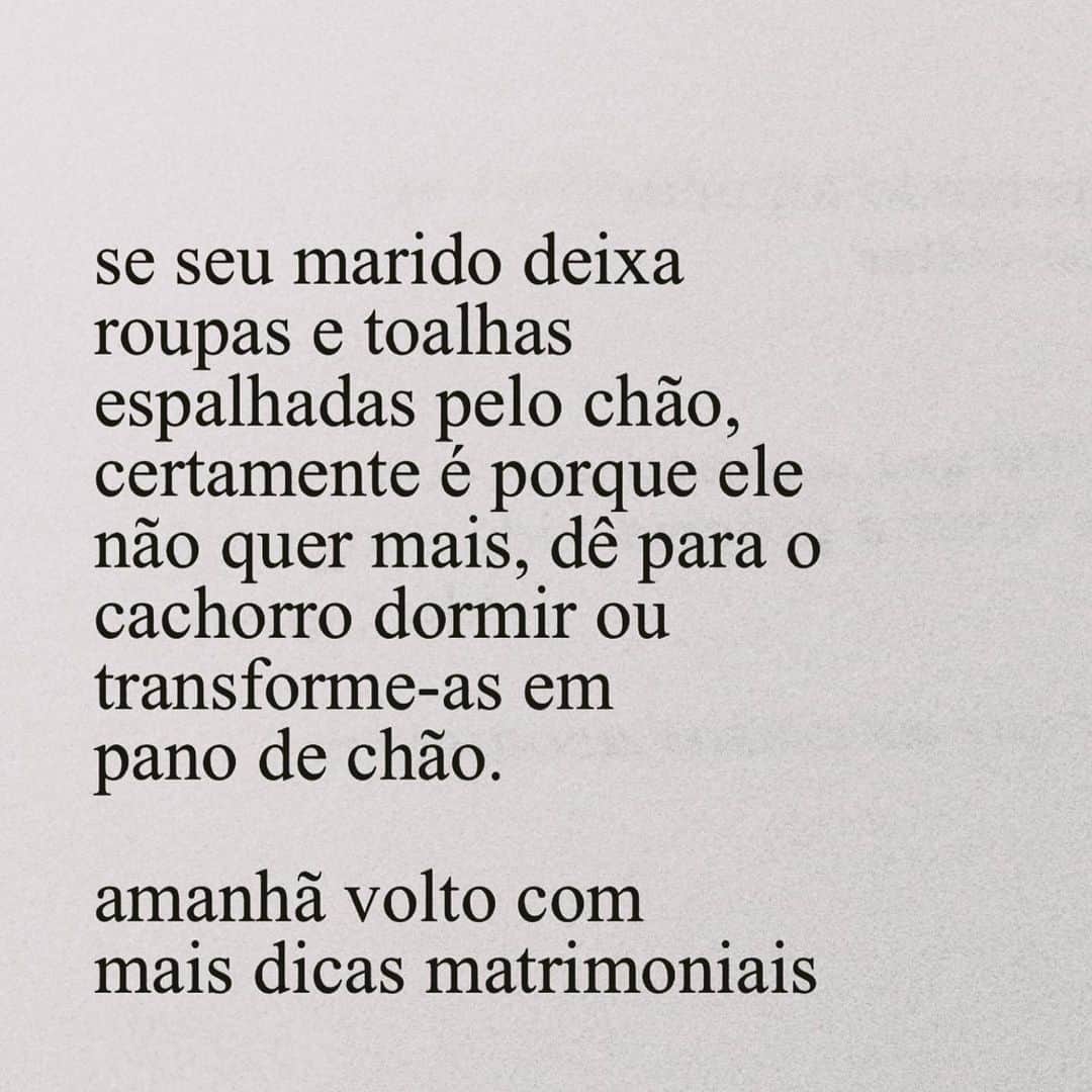 ジュリアナ・パエスのインスタグラム：「Ótimas dicas matrimoniais temos por aqui! Hahahaah  Via @poesiaprazer」