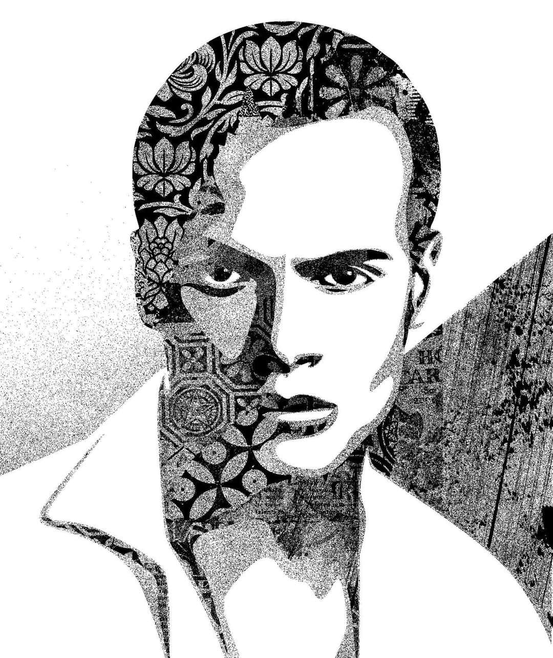 Shepard Faireyのインスタグラム：「I was sad to hear of the passing of singer, actor, and social justice activist Harry Belafonte. I met him briefly years ago through his daughter Gina, an amazing activist and person in general. I began this art tribute to Harry a few months ago, and though it is unfinished, it is important to share it today. Thank you for your inspiration and amazing and courageous work, Mr. Belafonte… the world needs more people like you! –Shepard  #HarryBelafonte」
