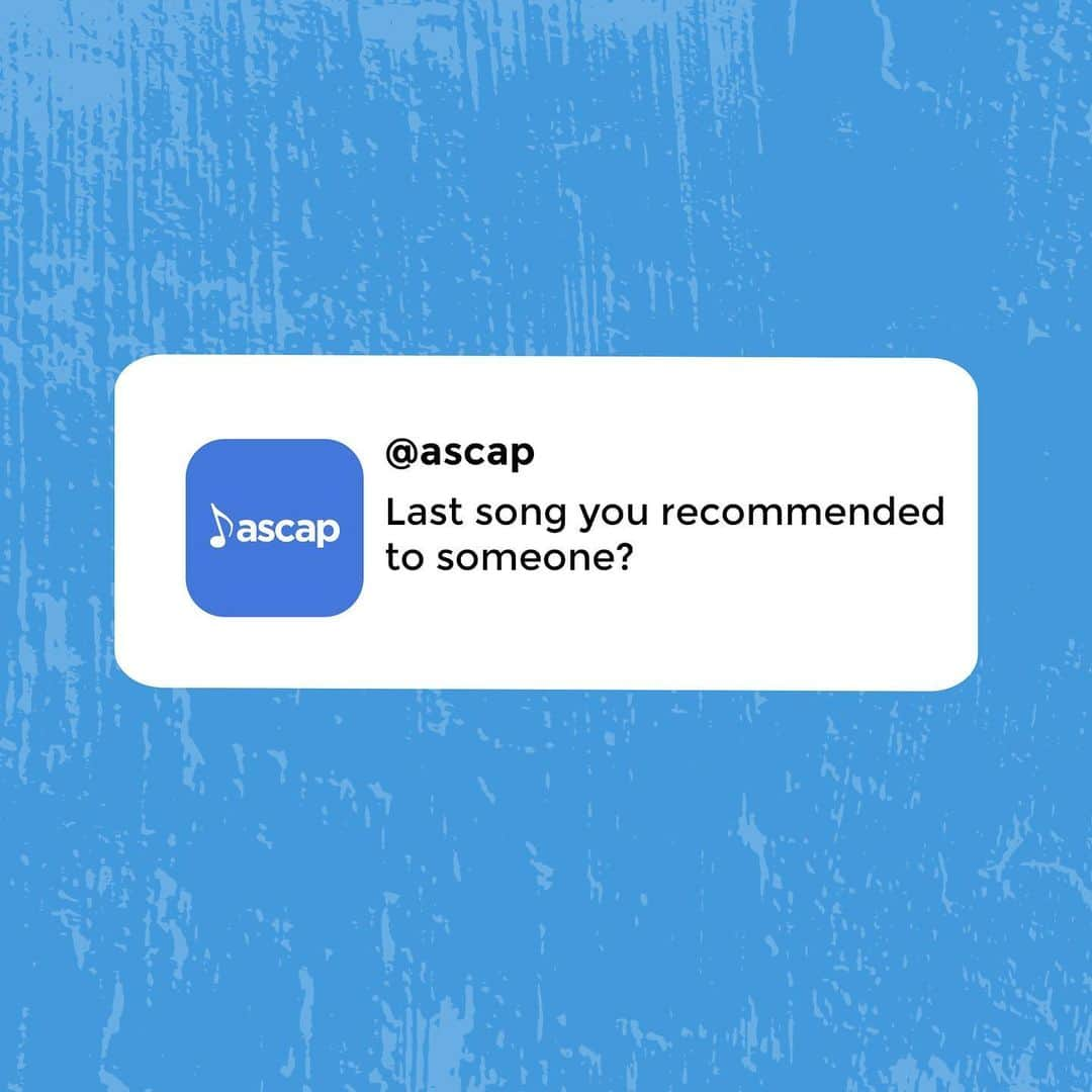 ASCAPのインスタグラム：「Drop me some new music recs 😌⬇️」