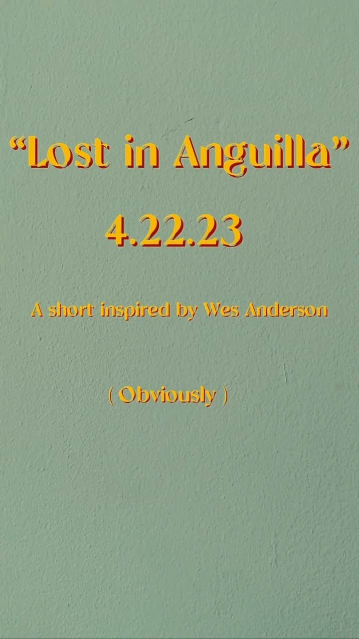 ジェイミー・チャンのインスタグラム：「Getting lost in Anguilla  with @dsw #mydsw #wesanderson」