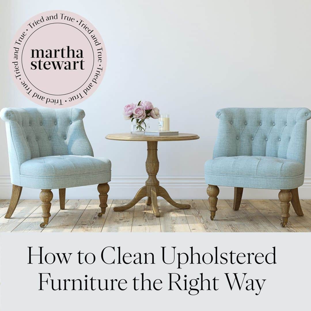 マーサ・スチュワートさんのインスタグラム写真 - (マーサ・スチュワートInstagram)「Welcome to Tried & True, a new series where Martha Stewart editors share the right way to do almost everything, from sorting your laundry to making fluffy scrambled eggs.  We're kicking off this series with a classic question: How do you clean upholstered furniture the right way? Whether you need to remove a stain from a fabric headboard or muddy paw prints from a linen couch, it's important to clean your upholstered furniture carefully. To identify the best formulas and methods for the job, first look to the fabric's labels, which are often marked with a code. Our experts share their top tips for cleaning all kinds of upholstery at the link in our bio.」4月26日 9時06分 - marthastewart