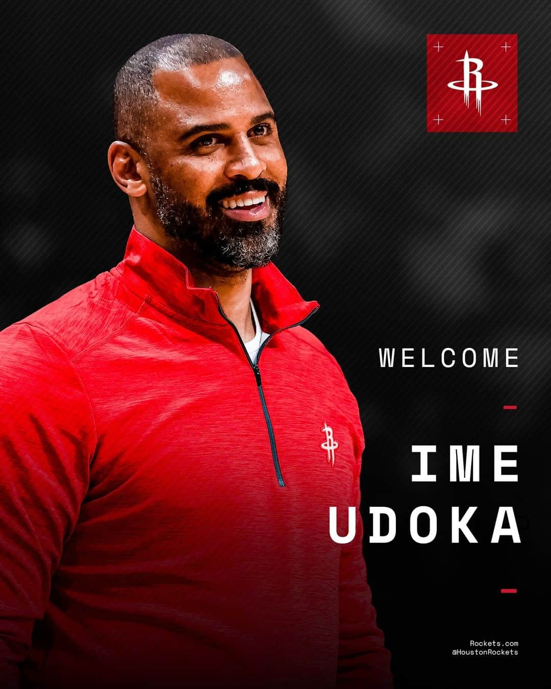 ヒューストン・ロケッツさんのインスタグラム写真 - (ヒューストン・ロケッツInstagram)「Join us in welcoming our new head coach Ime Udoka to the team!  Link in bio for more info.」4月26日 9時54分 - houstonrockets