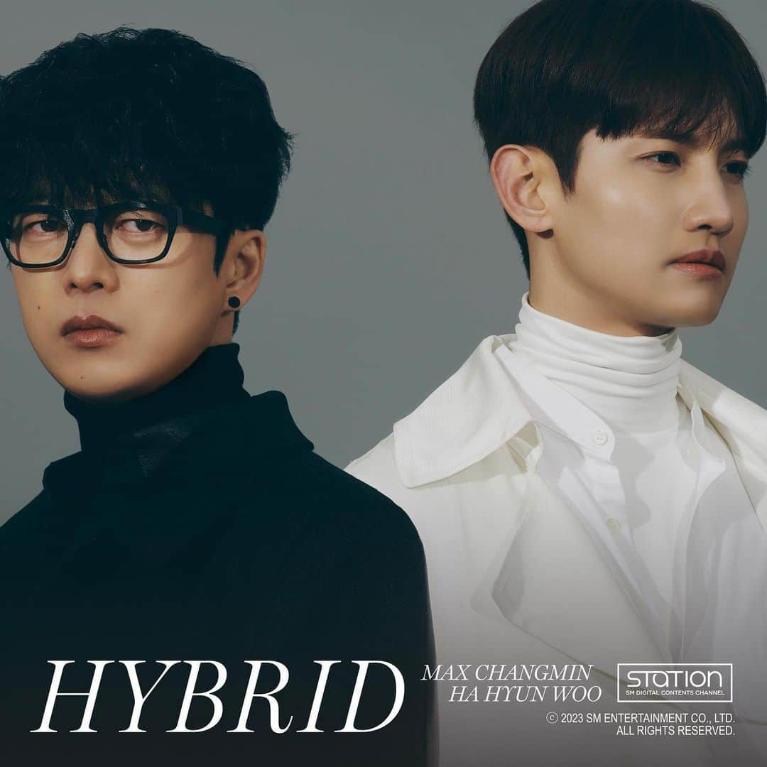 チャンミンのインスタグラム：「[STATION] 최강창민X하현우 {HYBRID}  ➡️ 2023.05.04 6PM KST  #MAXCHANGMIN #최강창민 #changmin88  #TVXQ! #東方神起 #동방신기 #tvxq.official #HAHYUNWOO #하현우 #hahyunwoo_official @vocal_hahyunwoo  #Guckkasten #국카스텐 #guckkasten_official  #HYBRID #STATION #스테이션」