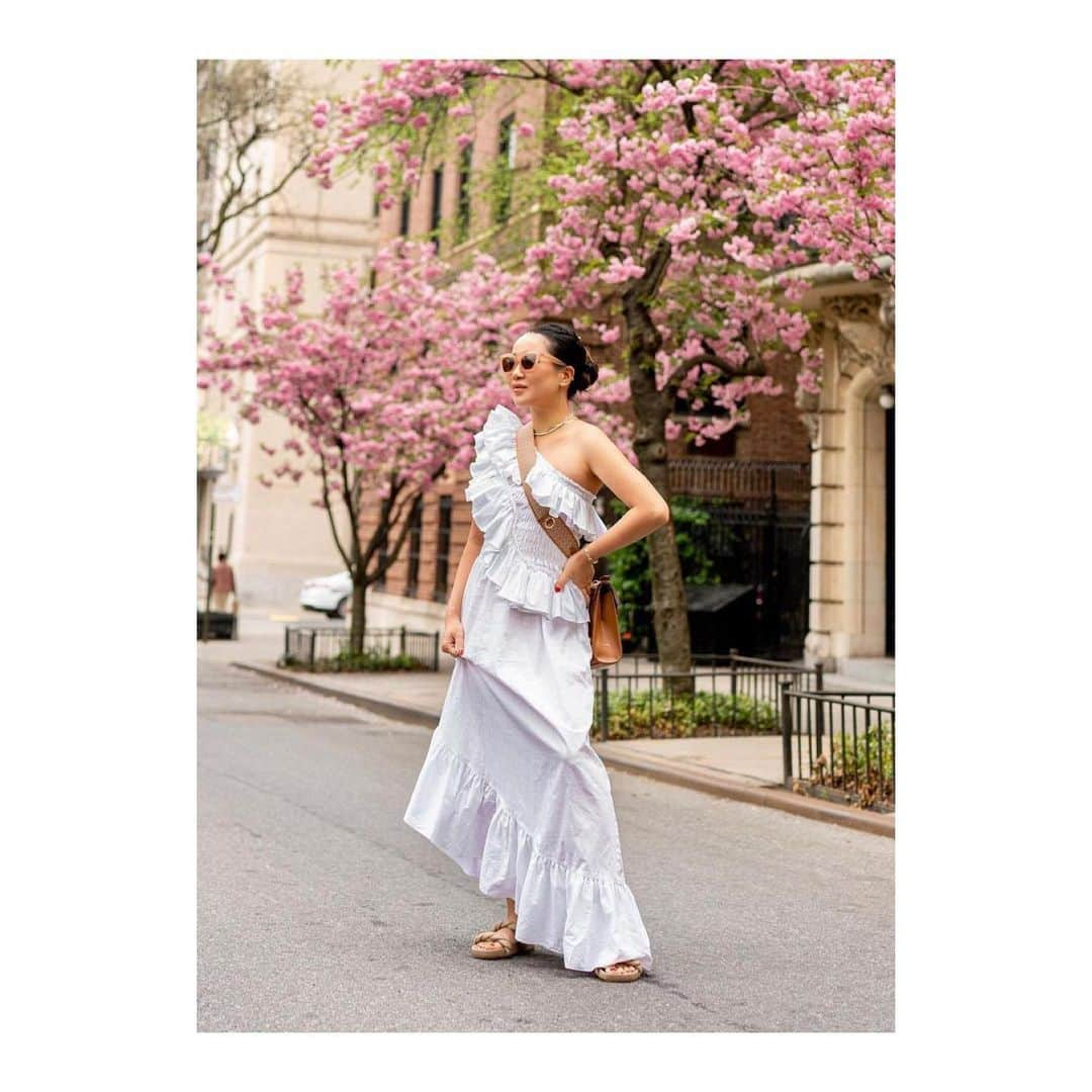 ティーバッグスさんのインスタグラム写真 - (ティーバッグスInstagram)「Cherry blossom muse ✨ The lovely @wendyslookbook in our Sandersun dress. Tap through today’s story for our favorite #MISAmuse looks of the week. #MISASpring23」4月26日 10時36分 - misa_losangeles