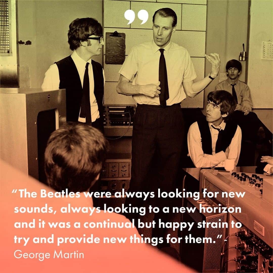 The Beatlesさんのインスタグラム写真 - (The BeatlesInstagram)「“The Beatles were always looking for new sounds, always looking to a new horizon and it was a continual but happy strain to try and provide new things for them.” - George Martin  @paulmccartney @johnlennon @georgeharrisonofficial @ringostarrmusic⁠ ⁠ Photo © Apple Corps Ltd.」4月26日 20時11分 - thebeatles