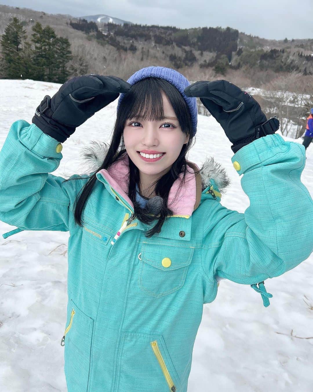 岩田陽菜のインスタグラム：「全部、雪のせいにする？🌨」