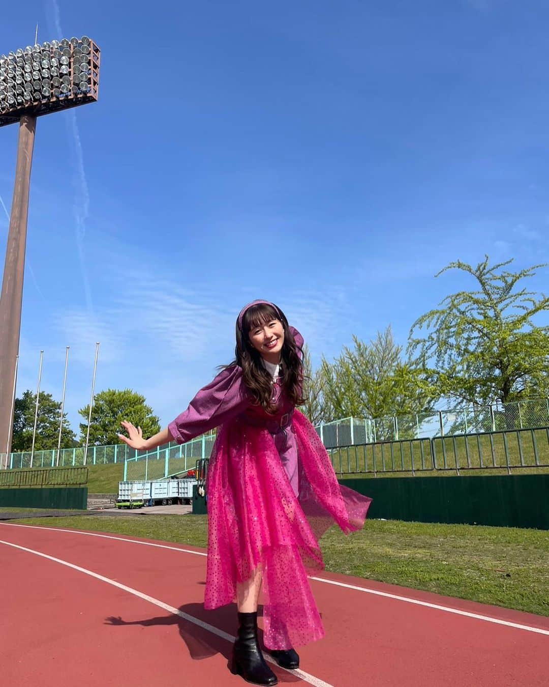 佐々木彩夏さんのインスタグラム写真 - (佐々木彩夏Instagram)「💗  Day2🌷🌷  #momoclo #春の一大事 #福山市 #あーりんぐらむ」4月26日 20時24分 - ayaka_sasaki_official