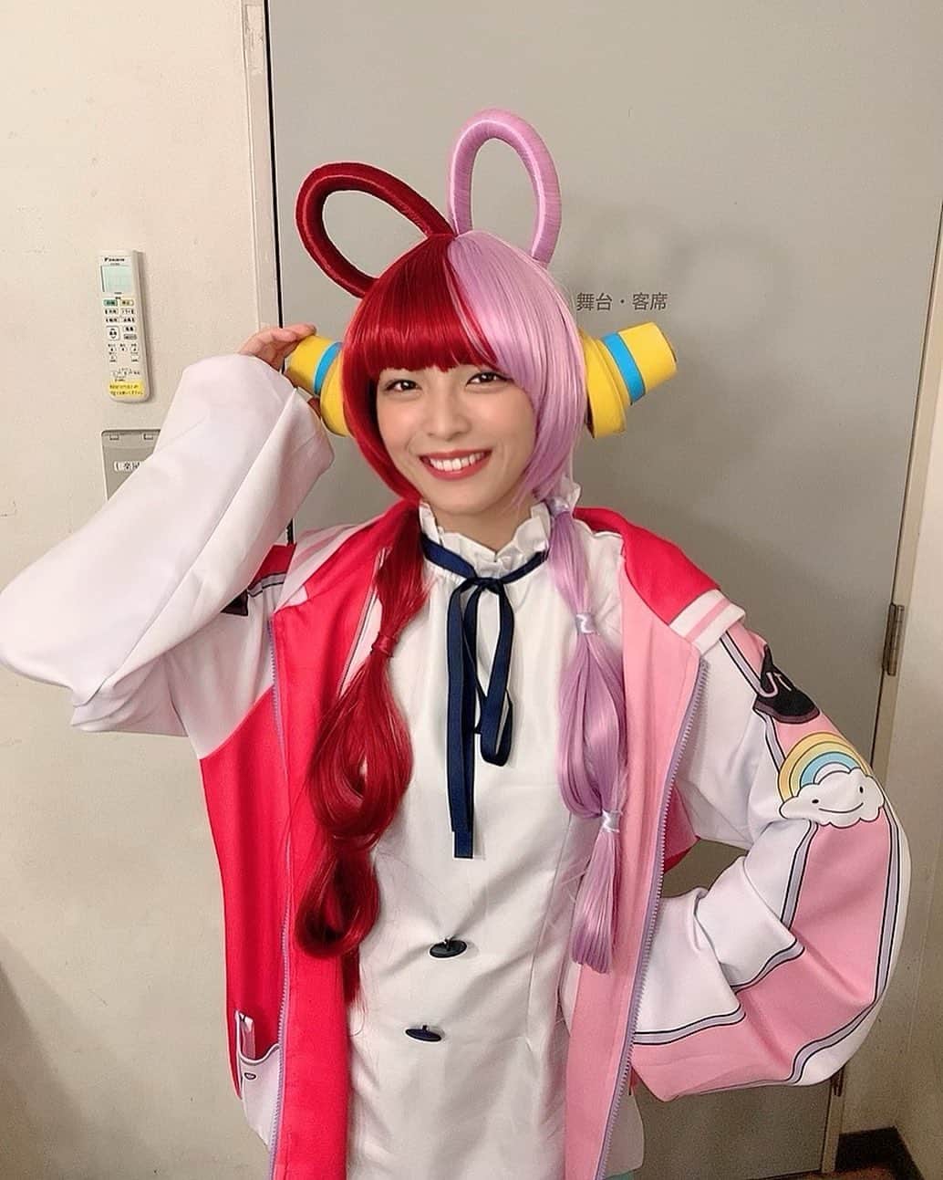 永吉明日香のインスタグラム：「たくさんのありがとう🍑 新時代だ！ byアドちゃん／孫悟飯／コナンくん／ロザリー 2023.04.23🍑  #Peachboys #立ちBTTT」
