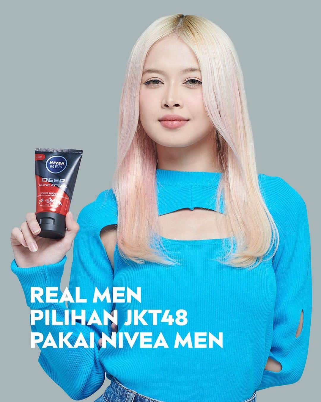 のインスタグラム：「Hi Men ! Buat kamu cowok-cowok yang mau tampil dengan wajah yang lebih cerah, aku kasih kabar menarik nih,, sekarang NIVEA MEN lagi ada promo di Alfamart untuk varian Bright Oil Scrub, Bright Oil Mud Foam, Deep Acne Attack & Extra Bright dengan harga Rp 24.500 aja loh! Langsung ke Alfamart terdekat & dapetin sekarang yuk, cuman sampe 2 Mei 2023 aja🫶🏻」
