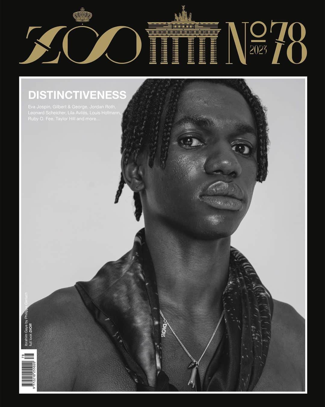 ZOO Magazineさんのインスタグラム写真 - (ZOO MagazineInstagram)「Zoo Magazine #78: Distinctiveness   Ibrahim Gaye in Dior by Philippe Gerlach Shot exclusively for Zoo Magazine #78   Necklace and scarf @dior   Photographer: @philippegerlach  Stylist: @izabelamacoch  Model: @lilsajin8203 @izaio.modelmanagement  Hair and Makeup: @meilynnlindlar  Photographer’s Assistant: Steve Braun  Location: @moylaneoin   #ZOO78 #ZooMagazine #SandorLubbe #Fashion #Photography #FashionPhotography #SS23 #philippegerlach #dior」4月26日 21時05分 - zoomagazine